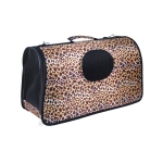 Hard Shell Dog Travel Carrier Leopard